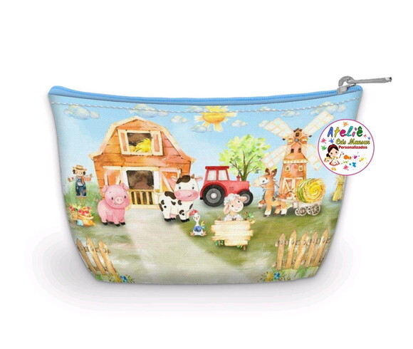 Necessaire Fazendinha Aquarela
