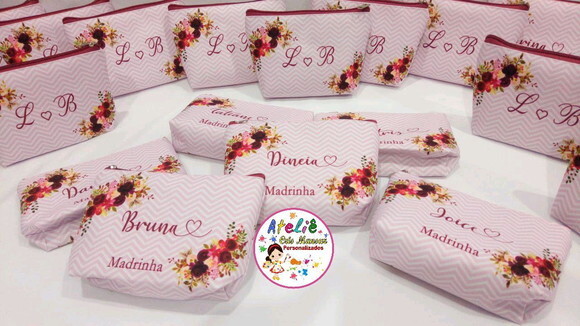 Necessaire Lembrancinha Madrinha Casamento