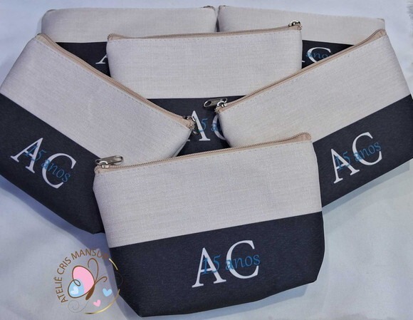 Necessaire Personalizada - Lembrancinha 15 Anos