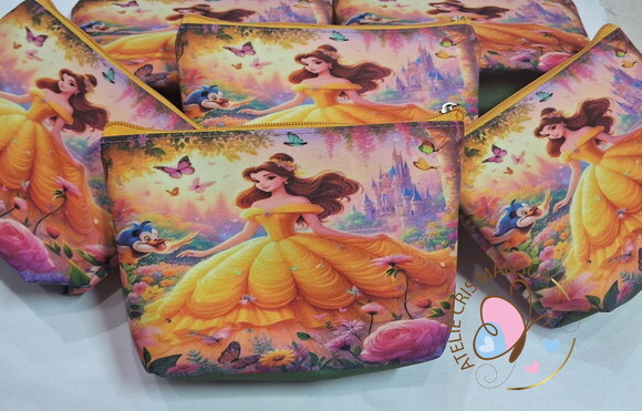 Necessaire Personalizada - Princesa Bela Cut