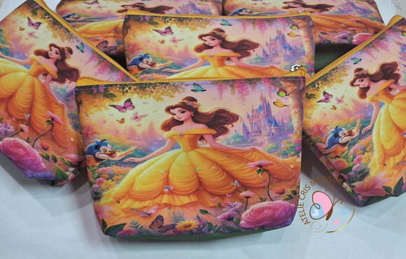 Necessaire Personalizada - Princesa Bela Cut