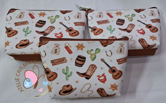 Necessaire Personalizada - Tema Boiadeira