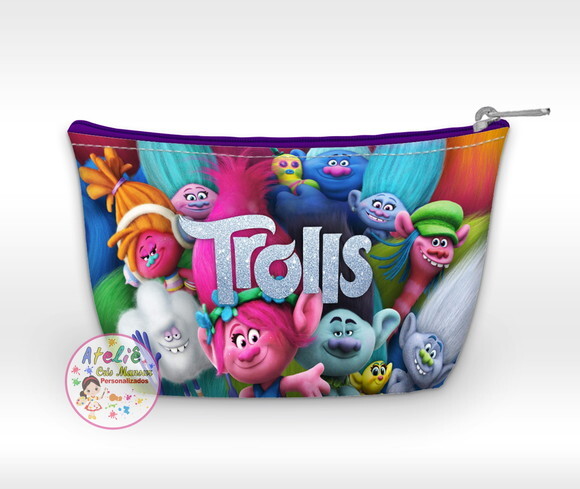 Necessaire Personalizada - Tema Trollls 2
