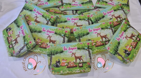 Necessaire Personalizada Bosque Encantado