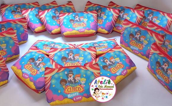 Necessaire Personalizada Circo Do Bita