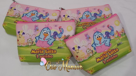 Necessaire Personalizada Galinha Pintadinha