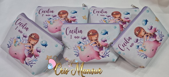 Necessaire Personalizada Jardim Encantado das Borboletas
