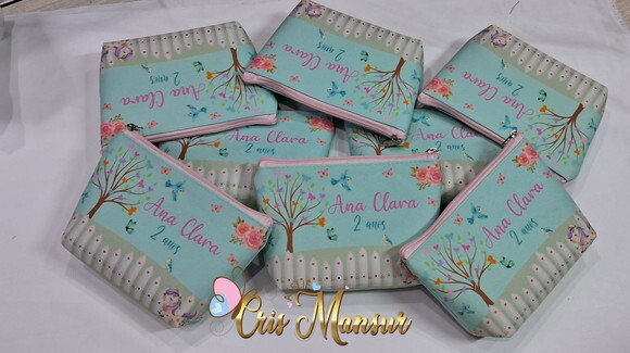 Necessaire Personalizada Jardim Encantado