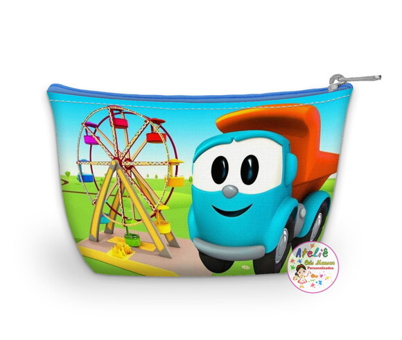 Necessaire personalizada Léo e o caminhão