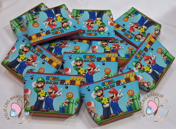 Necessaire Personalizada Mário Bros