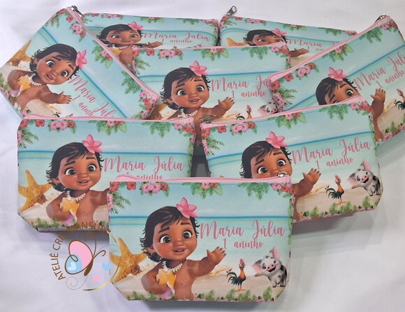 Necessaire Personalizada Moana Baby