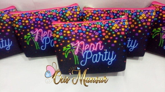 Necessaire Personalizada Neon Party