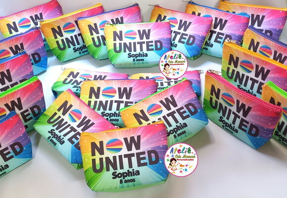 Necessaire Personalizada Now United Neon