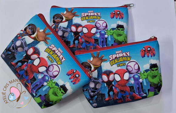 Necessaire Personalizada Spidey e Seus Amigos Espetaculares