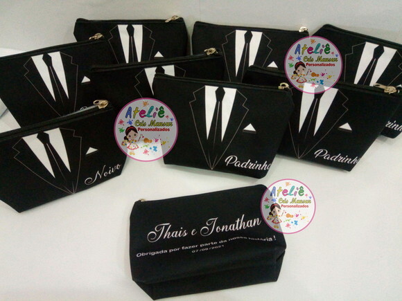 Necessaire personalizada Terno Padrinho