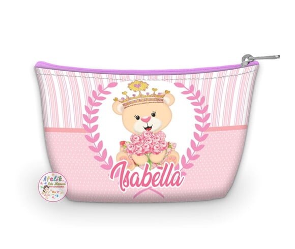 Necessaire Personalizada Ursinha Princesa