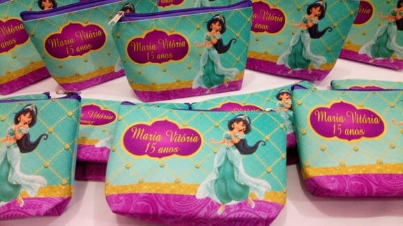 Necessaire Personalizada - Tema Jasmine Aladim