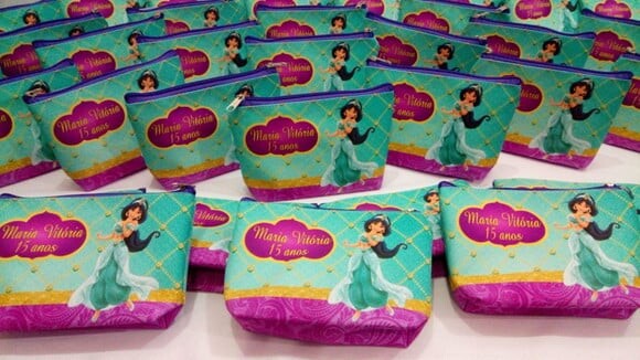 Necessaire Personalizada - Tema Jasmine Aladim