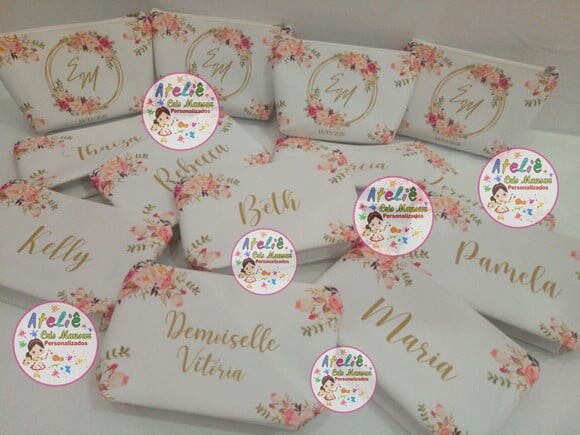 NECESSAIRE PERSONALIZADA FLORAL