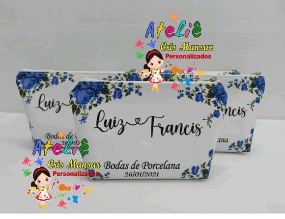 NECESSAIRE PERSONALIZADA FLORAL