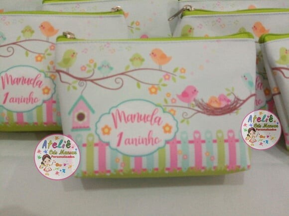 Necessaire Personalizada Jardim encantado