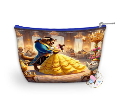 Lembrancinha Necessaire Personalizada - Tema Bela e a Fera