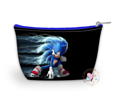 Lembrancinha Necessaire Personalizada - Tema Sonic