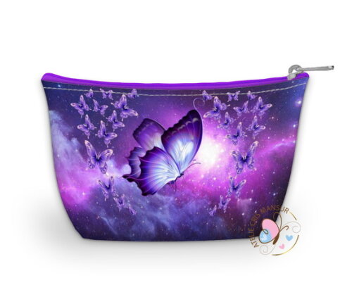 Necessaire - Tema Borboleta Roxo