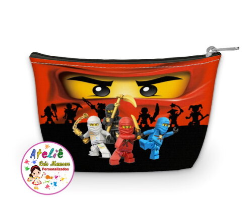 Necessaire Personalizada - Tema Lego Ninjado