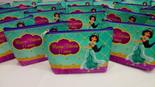 Necessaire Personalizada - Tema Jasmine Aladim