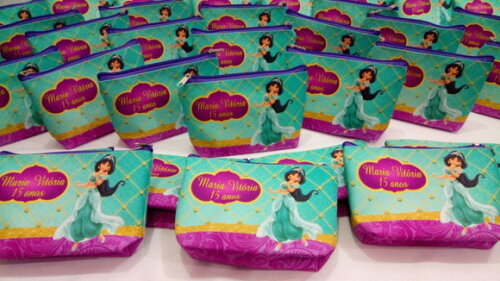 Necessaire Personalizada - Tema Jasmine Aladim