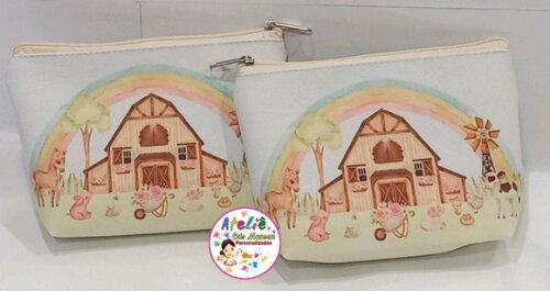 Necessaire personalizada Fazendinha encantada