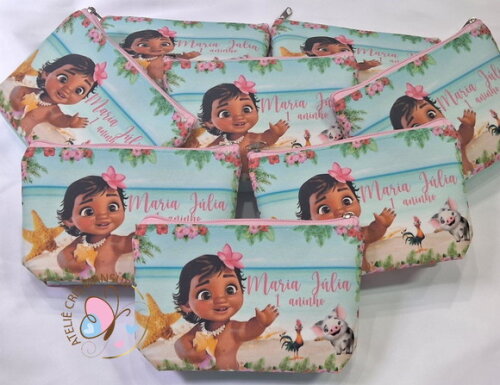 Necessaire Personalizada Moana Baby