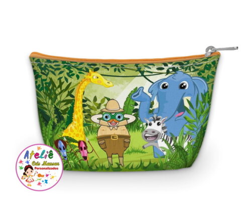 Necessaire personalizada Mundo bita Safari