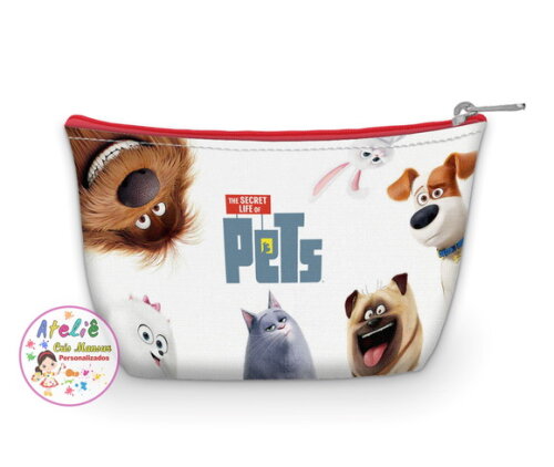 Necessaire Personalizada Pets Vidas secreta dos bichos