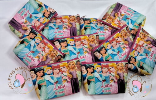 Necessaire Personalizada Princesas da Disney