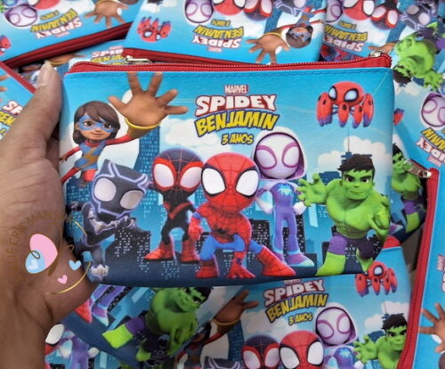 Necessaire Personalizada Spidey e Seus Amigos Espetaculares