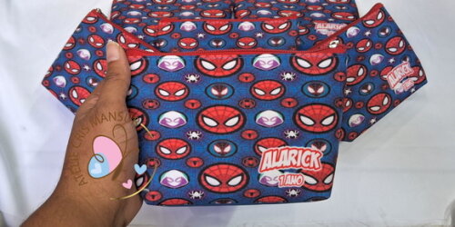 Necessaire Spidey e Seus Amigos ( Fazemos Todos os Temas )