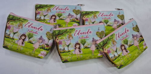 Necessaires Personalizadas Jardim das Fadas