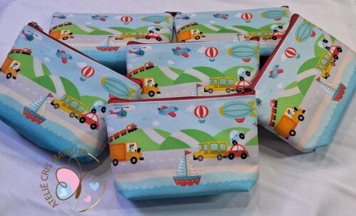 Necessaires Personalizadas Meios de Transportes