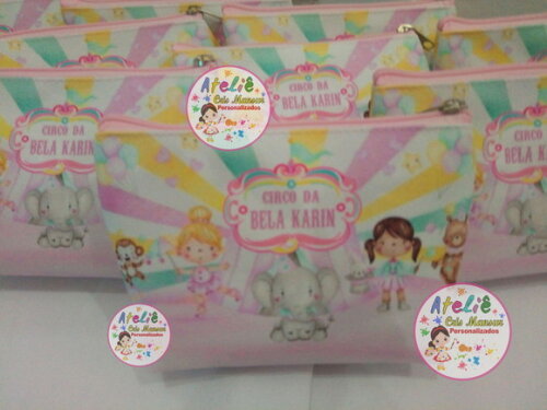 Necessarie Circo rosa Aquarela Candy