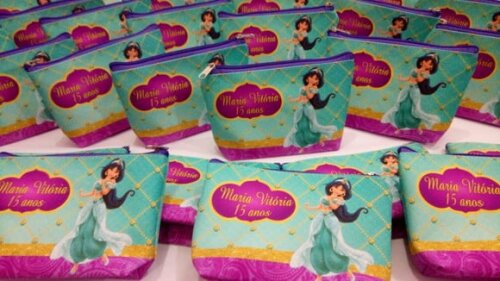 Necessaire Personalizada - Tema Jasmine Aladim