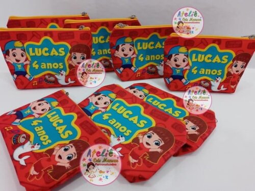 Necessaire Personalizada - Tema Lucas Neto