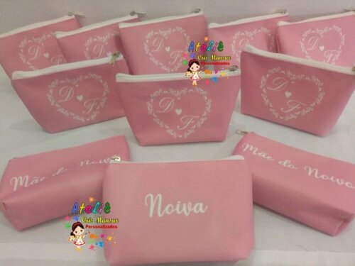 Necessaire personalizada Para madrinha de Casamento