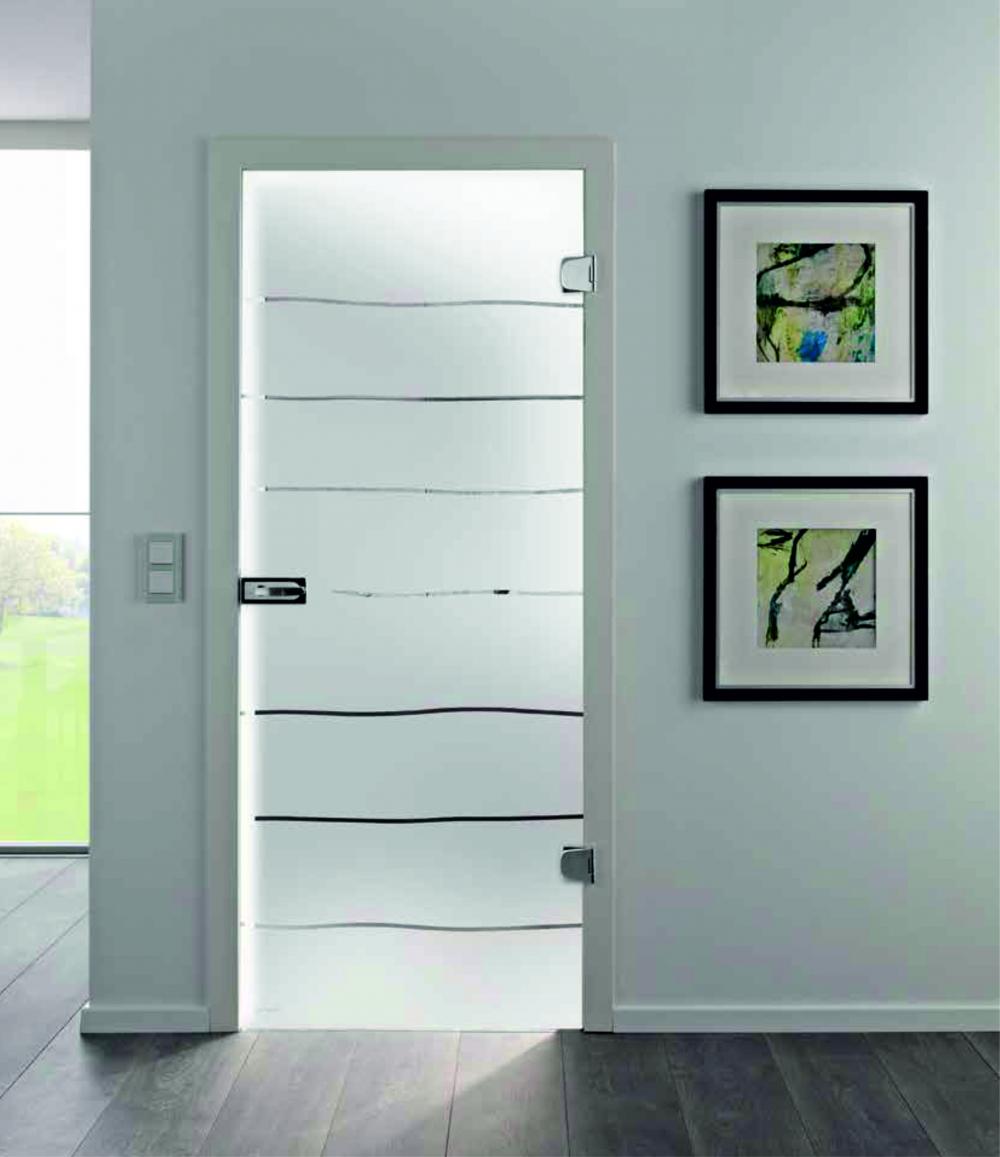 Adesivo Jateado Para Portas de Vidro 215x100 cm Faixa