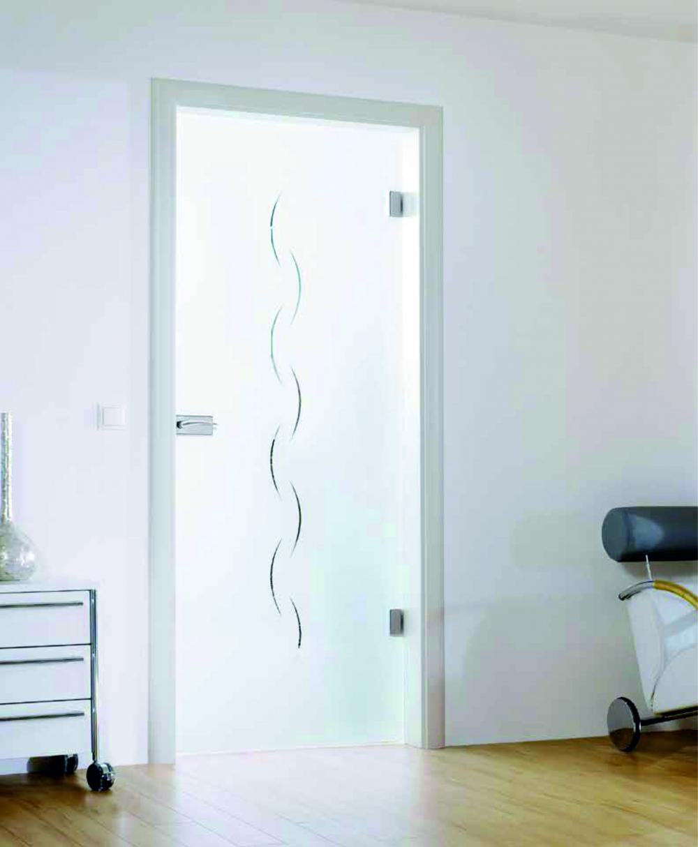 Adesivo Jateado Para Portas de Vidro 215x100 cm Parênteses