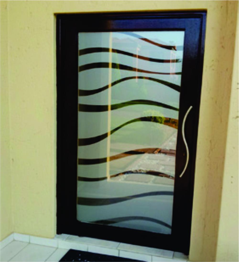 Adesivo Jateado Para Portas de Vidro 215x100 cm