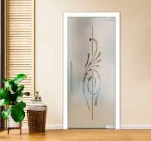 Adesivo Jateado Para Portas de Vidro 215x100 cm Decor