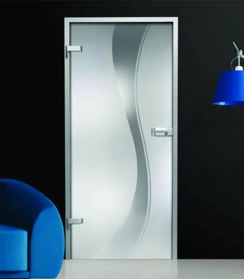 Adesivo Jateado Para Portas de Vidro 215x100 cm Faixa