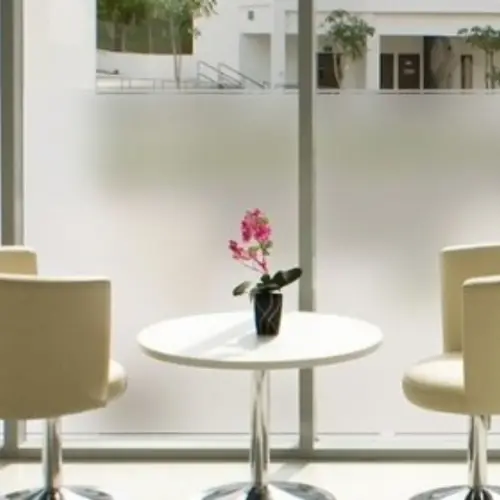 Adesivo Jateado Para Portas de Vidro 215x100 cm